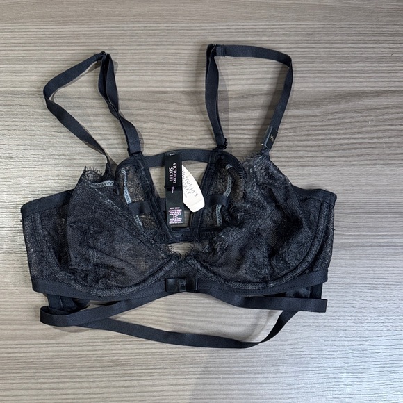 Victoria's Secret Other - Victoria's Secret Elegant Black Sheer Bra